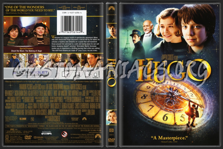 Hugo dvd cover