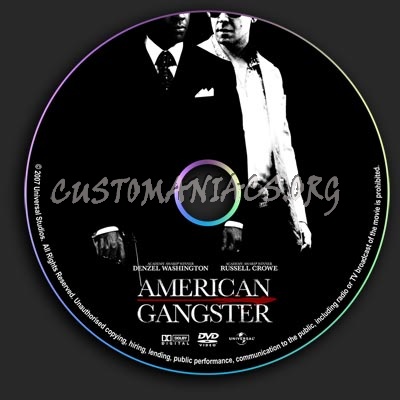 American Gangster dvd label