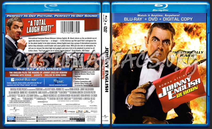 Johnny English Reborn blu-ray cover