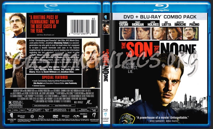 The Son Of No One blu-ray cover