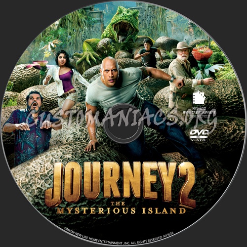 Journey 2: The Mysterious Island dvd label