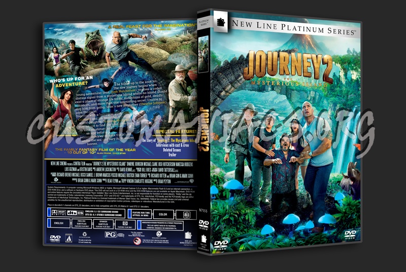 Journey 2: The Mysterious Island dvd cover