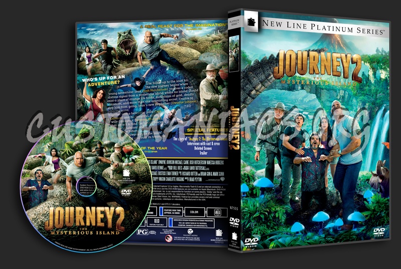 Journey 2: The Mysterious Island dvd cover