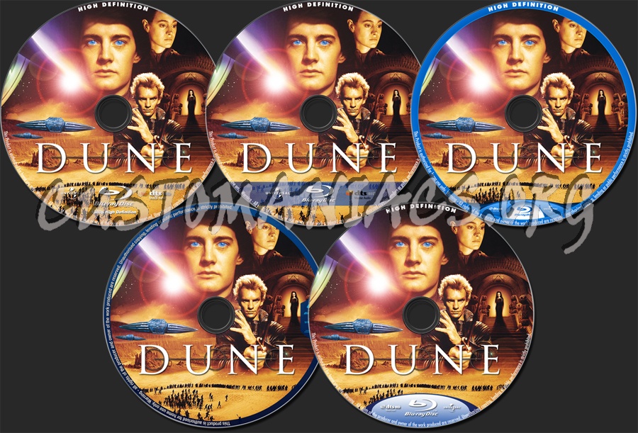 Dune blu-ray label