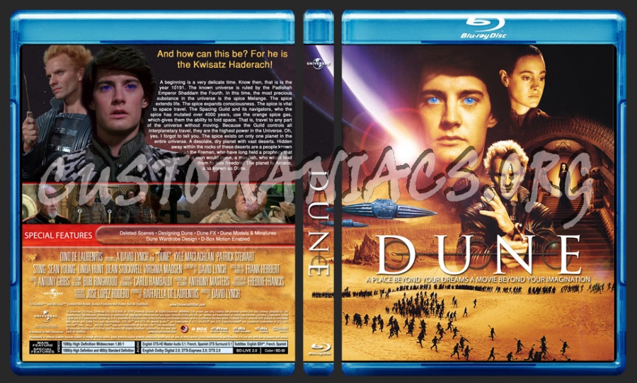 Dune blu-ray cover