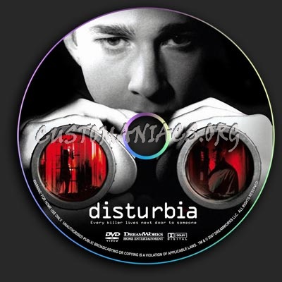 Disturbia dvd label