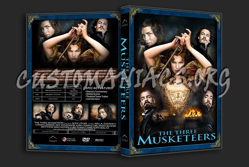 The Three Musketeers dvd cover
