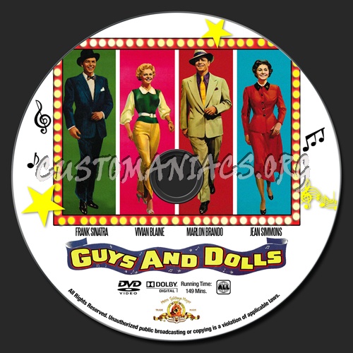 Guys and Dolls dvd label
