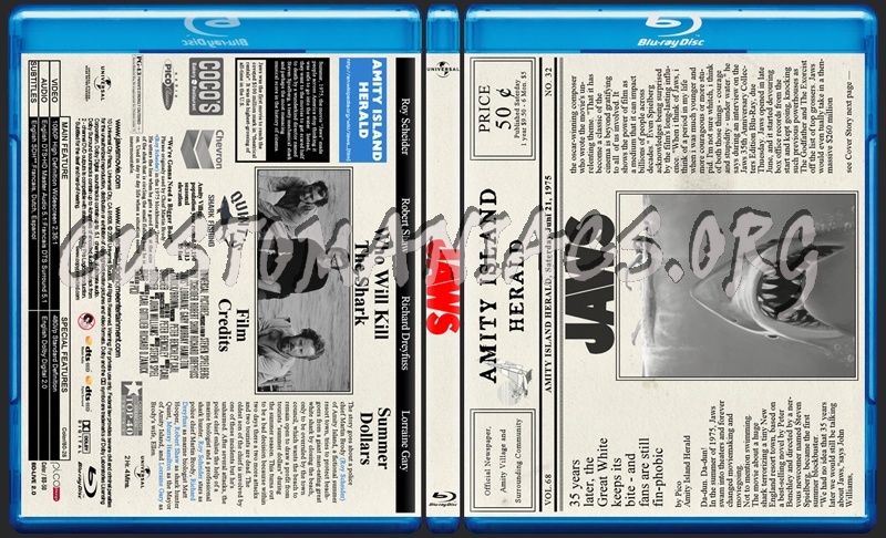 Jaws blu-ray cover