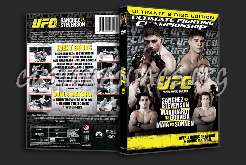 UFC 95 Sanchez vs. Stevenson dvd cover