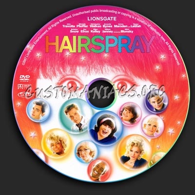 Hairspray dvd label