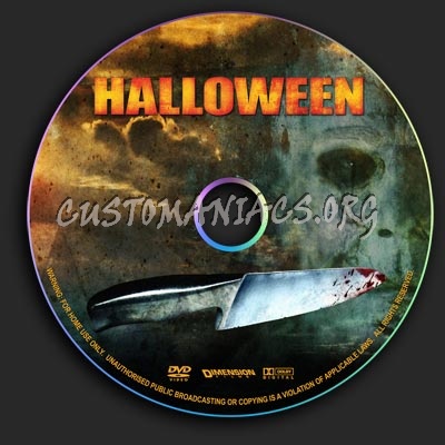 Halloween 2007 dvd label