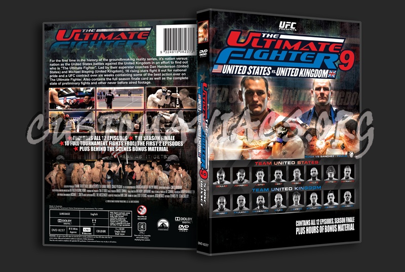 UFC The Ultimate Fighter 9 dvd cover