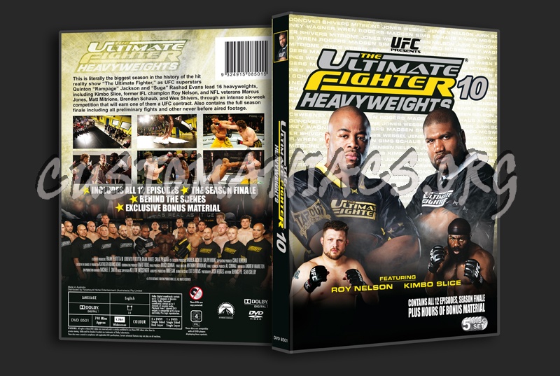 UFC the Ultimate Fighter 10 dvd cover