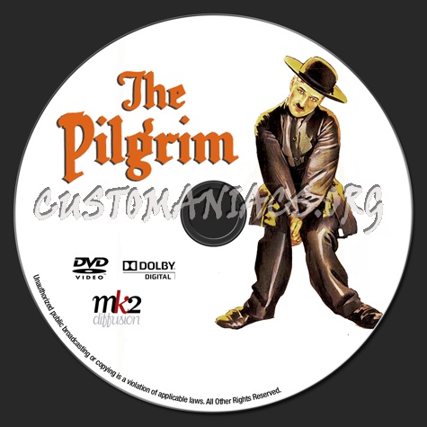 The Pilgrim - Charlie Chaplin dvd label