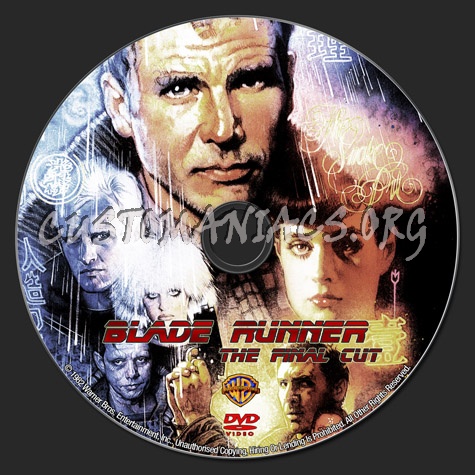 Blade Runner - The Final Cut dvd label
