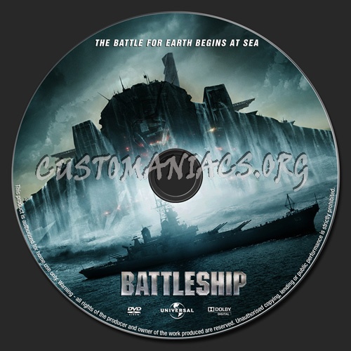 Battleship dvd label