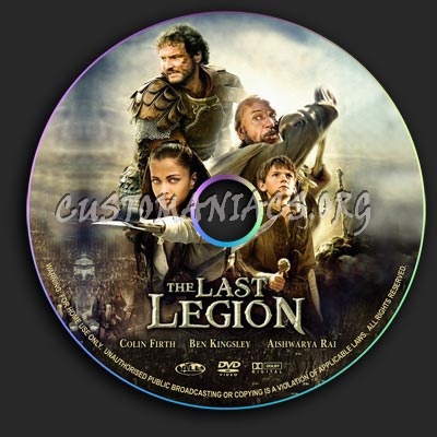 Last Legion, The dvd label