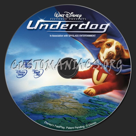 Underdog dvd label
