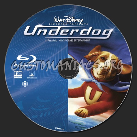 Underdog blu-ray label