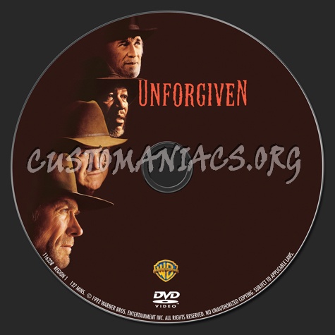 Unforgiven dvd label