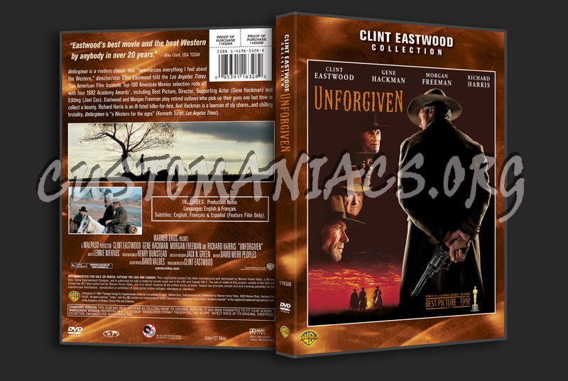 Unforgiven dvd cover