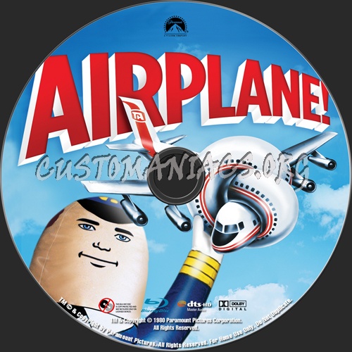 Airplane blu-ray label