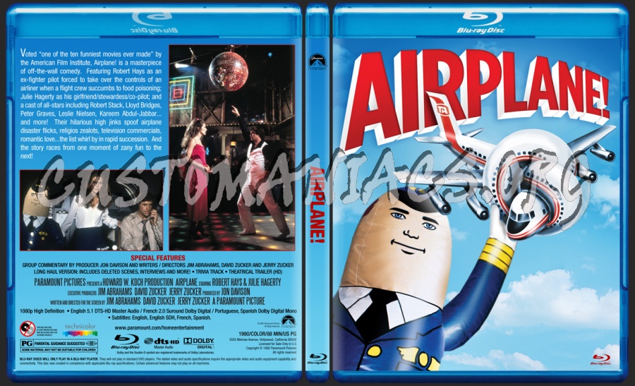 Airplane blu-ray cover