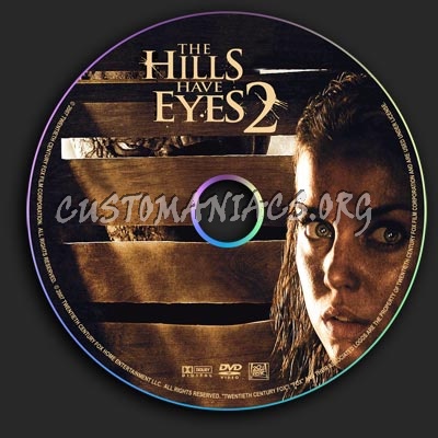 The Hills Have Eyes II dvd label