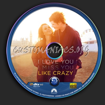 Like Crazy blu-ray label