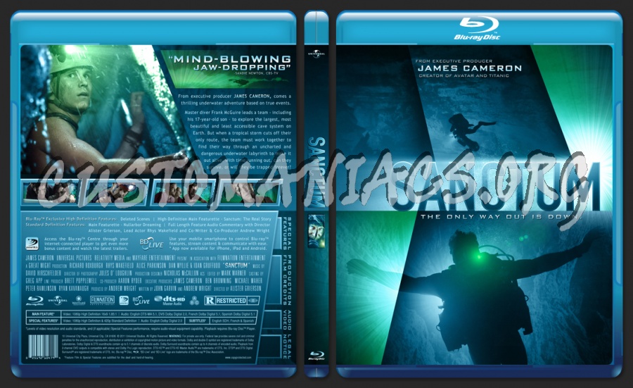 Sanctum blu-ray cover