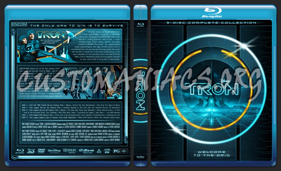 Tron Collection blu-ray cover