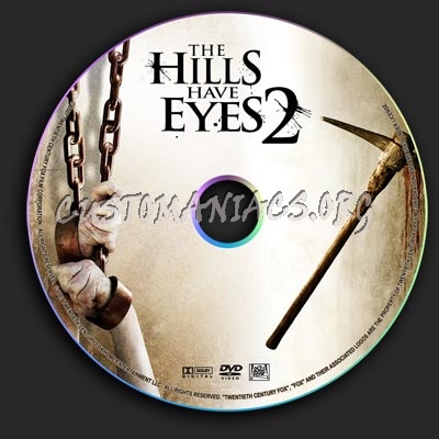The Hills Have Eyes II dvd label