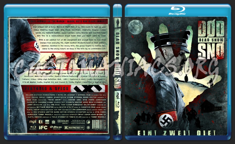 Dead Snow (Dd Sn) blu-ray cover