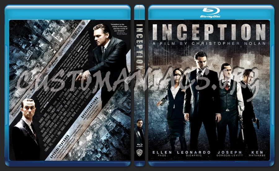 Inception blu-ray cover