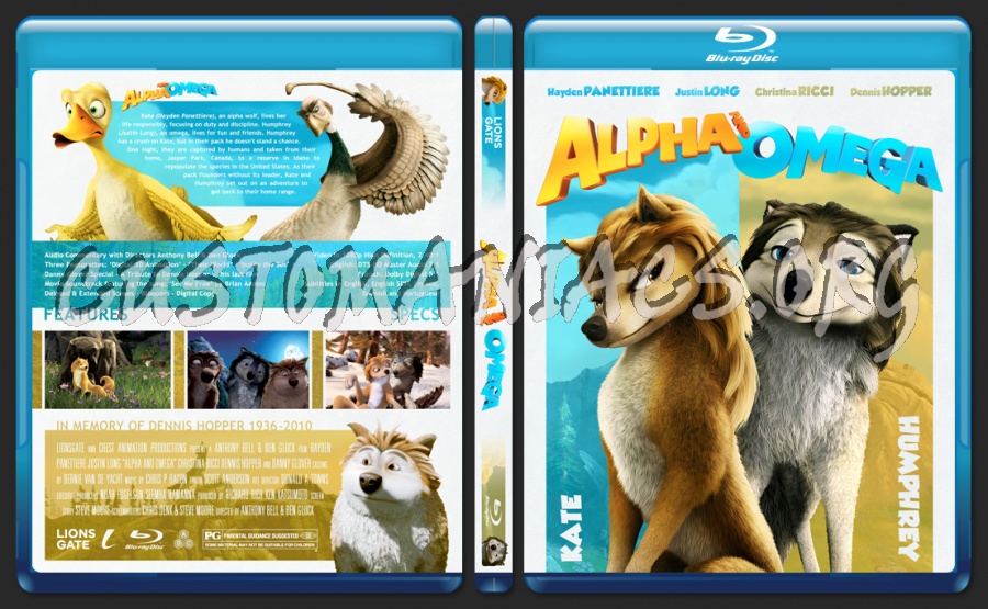 Alpha and Omega blu-ray cover