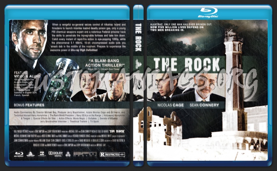 The Rock blu-ray cover