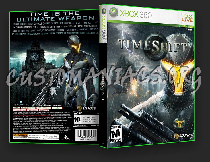 Timeshift dvd cover