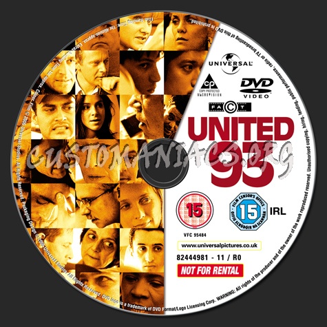 United 93 dvd label