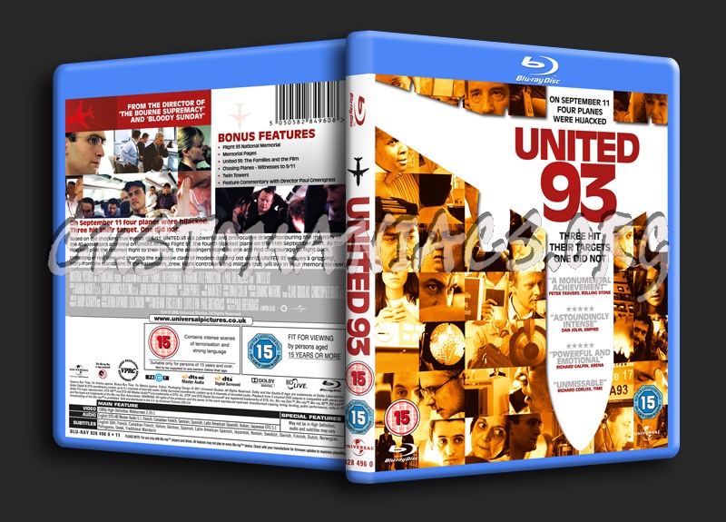 United 93 blu-ray cover