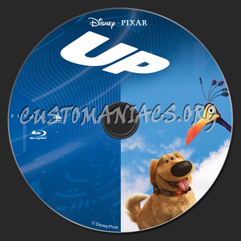 Up blu-ray label