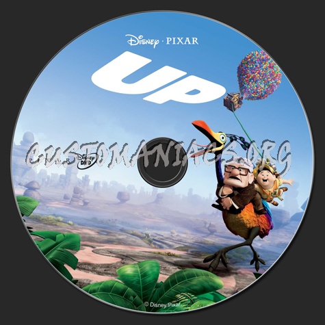 Up dvd label