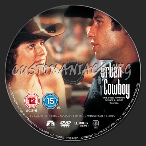 Urban Cowboy dvd label
