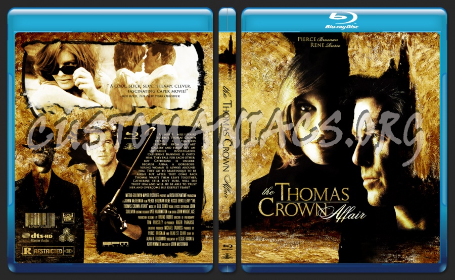 The Thomas Crown Affair blu-ray cover