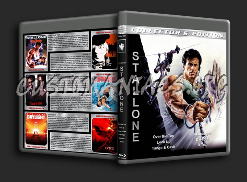 Sylvester Stallone Collection (5-Disc) blu-ray cover