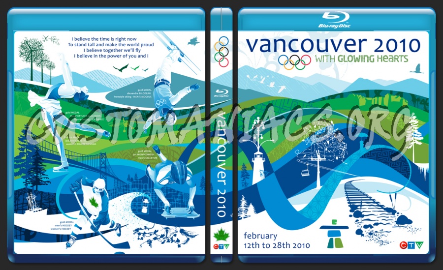 Vancouver 2010 Olympics blu-ray cover