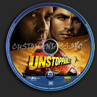Unstoppable blu-ray label