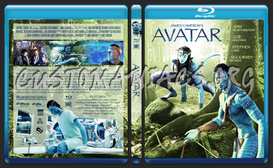 Avatar blu-ray cover