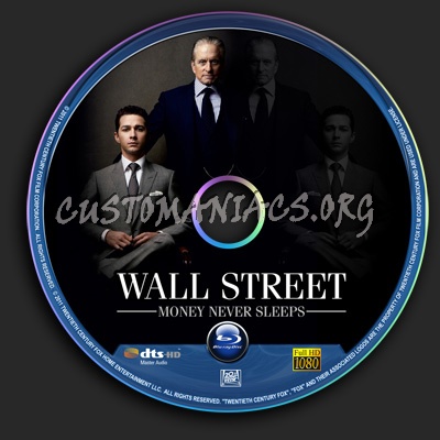 Wall Street 2 blu-ray label