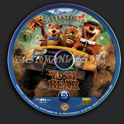 Yogi Bear blu-ray label